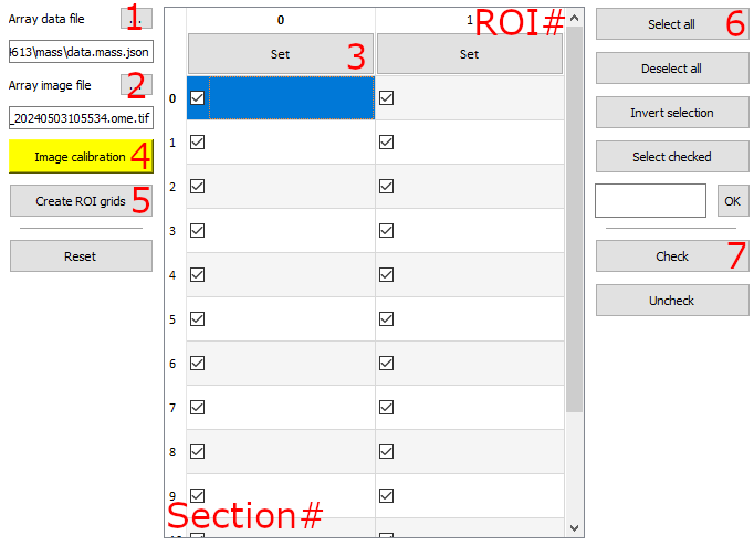 Array setup